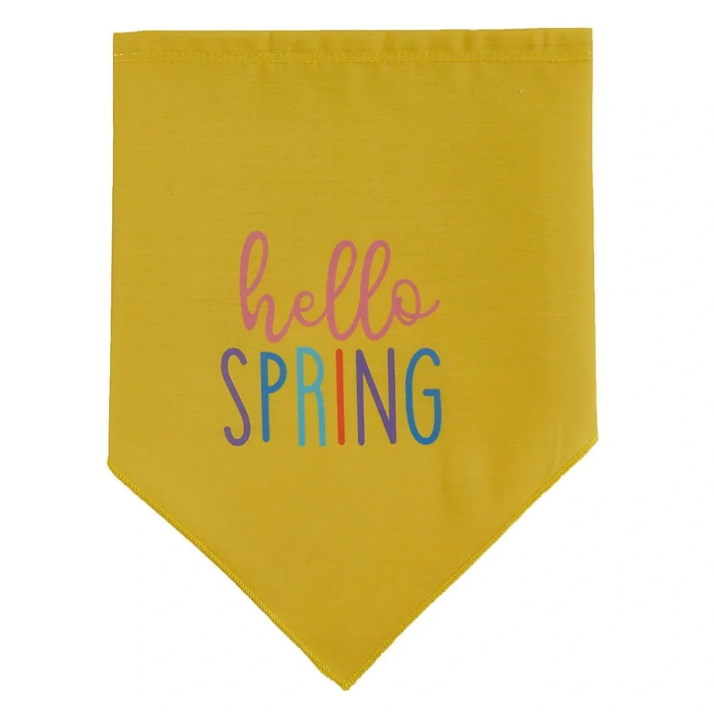 NWT New Top Paw Hello Spring Reversible Pet Dog Bandana Dog Large/X-Large
